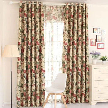 Rideaux élégants avec motif floral pour salon, ajoutant une touche de charme et de couleur à votre intérieur. Idéal pour créer une ambiance chaleureuse et accueillante. Installation facile avec tringle et œillets solides, parfaits pour toutes les saisons. Accessoire déco indispensable pour un espace moderne et raffiné.