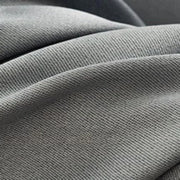 rideau gris moderne tissu texturé opacité variable minimaliste plis réguliers tringle