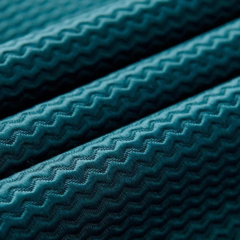 Texture en zigzag bleu foncé, motif moderne et élégant, idéal pour la décoration intérieure et les projets créatifs, apportant une touche de sophistication et de design contemporain.