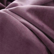 rideau thermique violet foncé velouté opac opaque moderne plis tringle patte chambre coucher