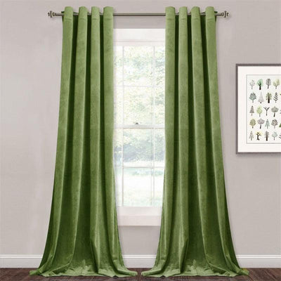 Rideau Vert Olive | Ombre Interieur