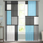 Rideaux modernes à motifs géométriques, parfaits pour ajouter une touche contemporaine à votre intérieur. Les blocs de couleurs grises, bleues et blanches se combinent harmonieusement, créant une ambiance élégante et lumineuse. Idéal pour le salon, chambre à coucher ou bureau, ces rideaux s'adaptent facilement à différents styles de décoration. Installation facile et design épuré pour un intérieur raffiné.
