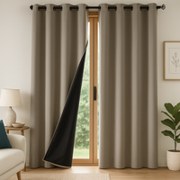 Rideau khaki isolant
