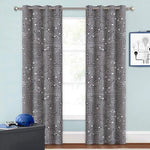Rideaux à motif circuit imprimé gris, parfaits pour apporter une touche moderne et technologique à votre intérieur. Accessoire décoratif idéal pour les chambres ou le salon, ces rideaux ajoutent du style tout en filtrant la lumière.