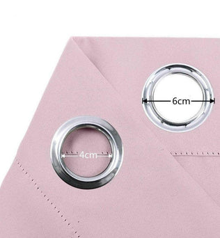 Œillets métalliques robustes pour rideaux, mesure 4 cm de diamètre intérieur et 6 cm de diamètre extérieur, idéals pour une installation facile et rapide des rideaux, couleur rose élégante ajoutant une touche moderne à votre décoration intérieure.