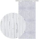 Rideau blanc à motifs ajourés avec détails fins et élégants, idéal pour décorer et illuminer les fenêtres de votre salon ou chambre. Ce modèle ajoute une touche moderne et sophistiquée à votre intérieur tout en permettant le passage de la lumière naturelle. Parfait pour créer une ambiance apaisante et accueillante.