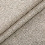Tissu beige naturel plié, idéal pour confection couture, ameublement et décoration intérieure. Texture légère et aérée. Parfait pour créations artisanales et projets DIY.
