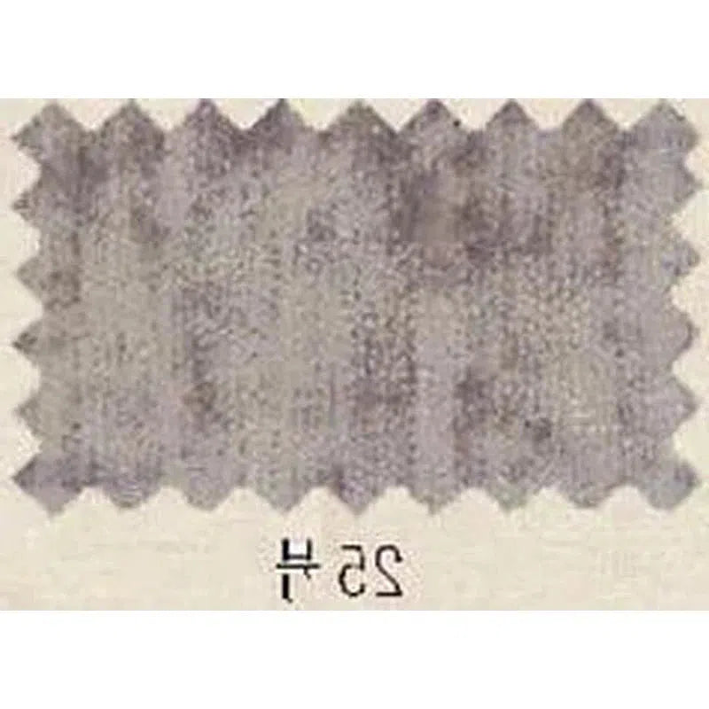 Échantillon de tissu gris uni avec des bords crantés, numéro 25H, idéal pour la décoration intérieure ou pour la confection de vêtements, offrant une apparence élégante et moderne pour divers projets créatifs.