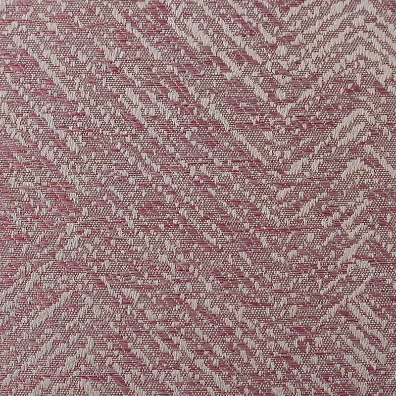 Image d'un motif textile rose et blanc, avec un design en chevrons subtil. Idéal pour la décoration d'intérieur, ce tissu apporte une touche d'élégance contemporaine à tout espace. Parfait pour des utilisations telles que les rideaux, les coussins ou les revêtements de meubles.