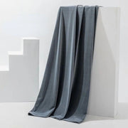 rideaux gris ardoise opaques modernes contemporains minimalistes plis flamands passe tringle galon fronceur 200x250cm
