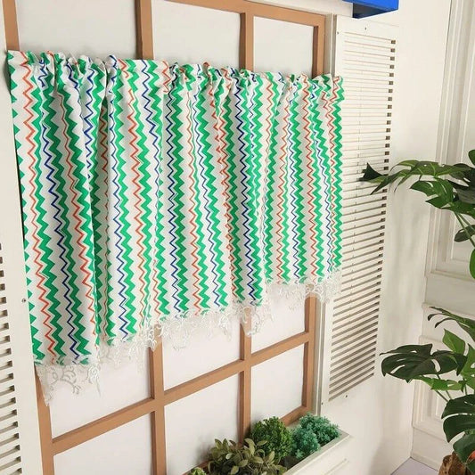 Rideaux à Motifs Géométriques