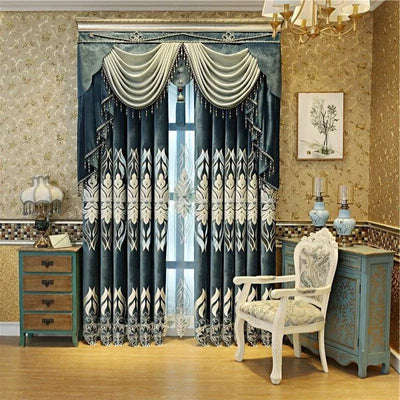 Rideau élégant aux motifs floraux pour salon, design sophistiqué avec franges, idéal pour une décoration intérieure raffinée. Accessoire décoratif ajoutant une touche de luxe et d'élégance à toute pièce. Conçu pour harmoniser avec divers styles de mobilier et se démarquer grâce à ses détails distinctifs.