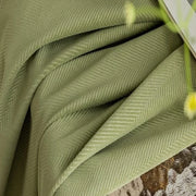 rideaux vert olive texture verticale occultants contemporains plis flamands passe tringle galon fronceur
