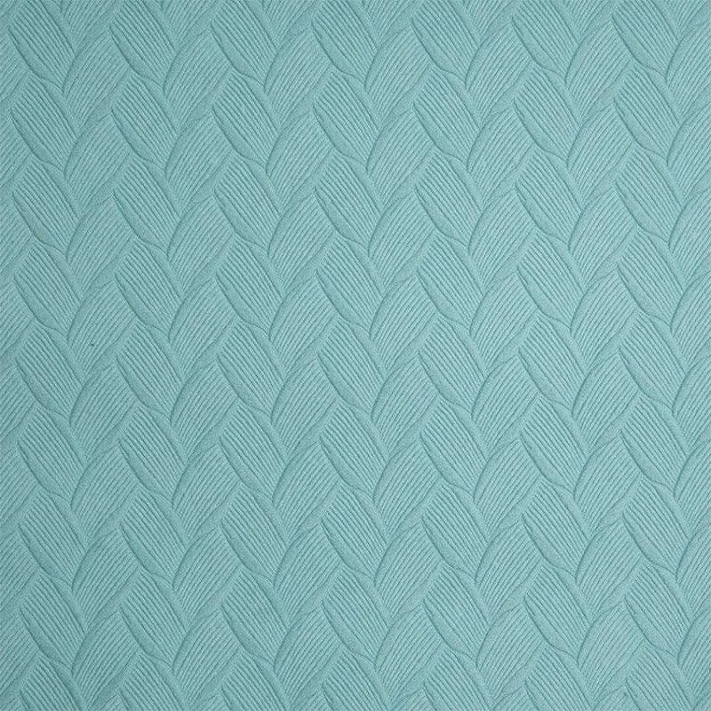 Motif tressé bleu clair, idéal pour les articles de mode et de décoration intérieure. Ce design élégant et moderne s'adapte parfaitement à divers styles de décoration, ajoutant une touche de sophistication et de texture raffinée à votre espace. Parfait pour les projets créatifs.