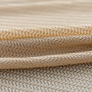 rideaux voilage beige semi transparent moderne élégants tissu texturé motif pointillé
