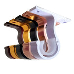 Supports de fixation élégants et fonctionnels, disponibles en plusieurs couleurs, parfaits pour organiser vos câbles ou tuyaux. Adaptés pour un usage domestique ou professionnel. Accessoires essentiels pour une installation propre et ordonnée.