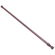 barre télescopique marron foncé extension centrale filetée moderne utilitaire chambre rideau tringle adaptableintérieurextérieur