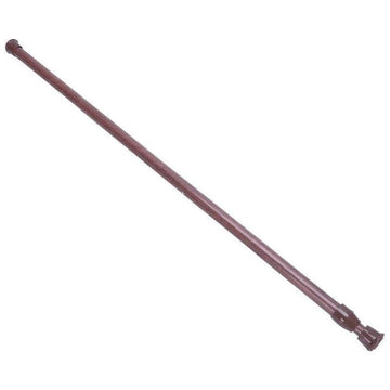 Tringle à rideau extensible brun, idéale pour une installation facile et rapide sans perçage. Ajustable, elle convient à différentes dimensions de fenêtres, offrant une solution pratique et esthétique pour suspendre vos rideaux. Design sobre s'intégrant parfaitement à tout type de décoration intérieure.