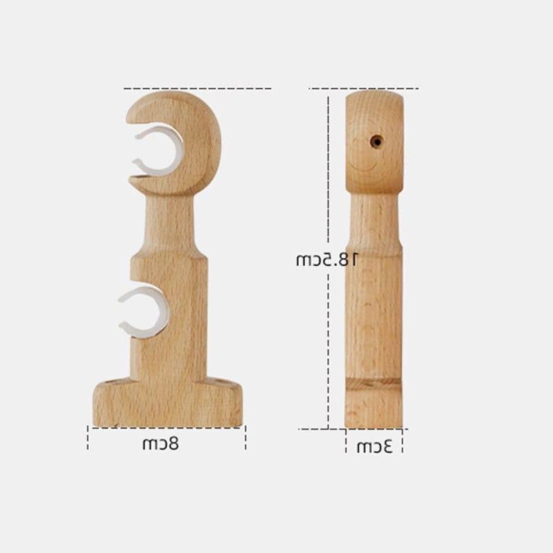 Tringle Rideau Bois | Ombre Interieur
