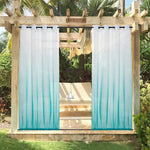 Panneaux de rideaux extérieurs turquoise parfaits pour pergola, offrant une ambiance élégante et moderne pour votre espace jardin. Idéal pour créer une atmosphère intime et relaxante, tout en protégeant du soleil et en ajoutant une touche décorative à votre extérieur. Profitez d'un espace ombragé et stylé grâce à ces rideaux pratiques et esthétiques.