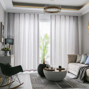rideau plissé gris clair semi transparent moderne 100x200cm 130x240cm fronceur minimaliste