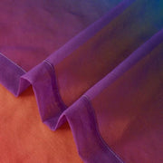 rideau transparent dégradé rose violet orange moderne tringle chambre enfant