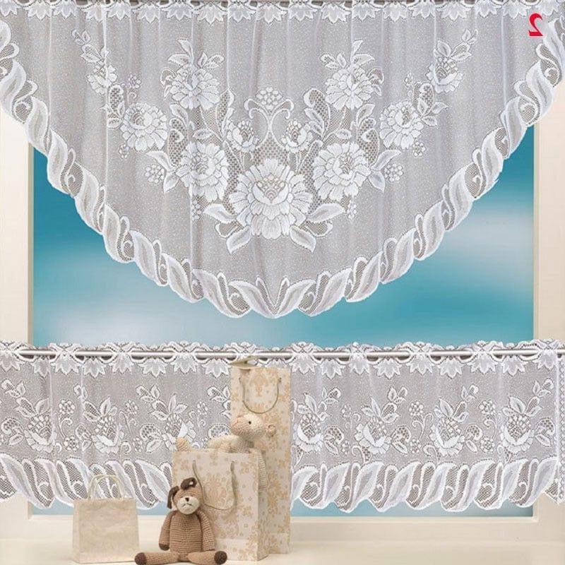 Rideau de fenêtre élégant avec motifs floraux délicats, idéal pour ajouter une touche de charme à votre intérieur. Ce modèle raffiné est parfait pour embellir votre salon ou chambre à coucher, créant une ambiance douce et accueillante. Transformez l'atmosphère de votre espace avec cette décoration de fenêtre chic et intemporelle.