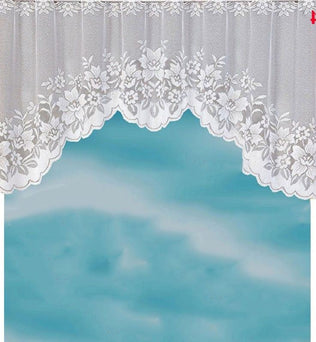 Rideau décoratif pour fenêtre avec motif floral élégant, parfait pour ajouter une touche de charme et de sophistication à tout intérieur. Ce rideau embellit l’espace tout en offrant une ambiance lumineuse et aérée. Idéal pour le salon, la chambre ou la cuisine. Facile à installer et à entretenir.