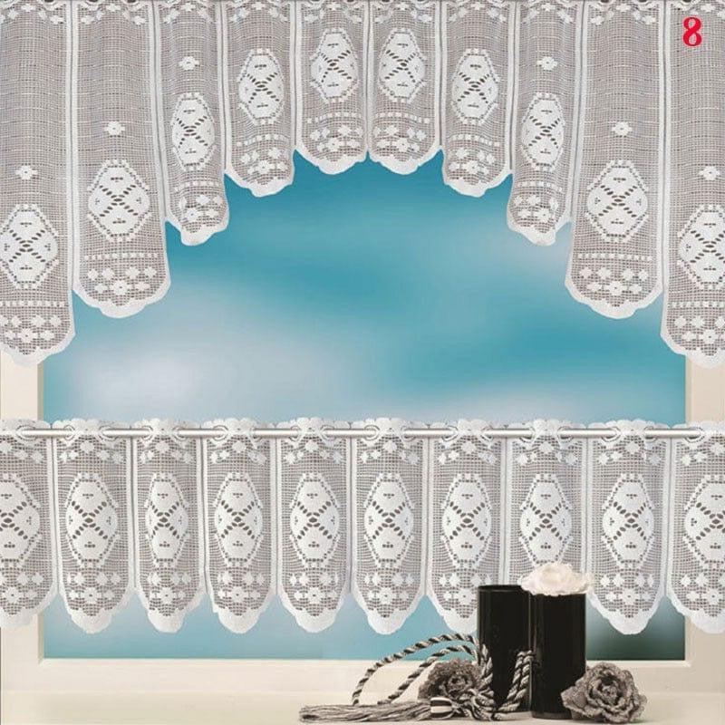Rideaux décoratifs pour fenêtres, design élégant, motifs géométriques raffinés, ambiance lumineuse, parfait pour embellir la maison, faciles à installer et adaptés à divers styles d'intérieur.