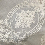 Broderie délicate en motifs floraux, idéale pour la décoration intérieure raffinée. Design élégant avec des détails complexes, parfait pour personnaliser votre espace. Effet visuel sophistiqué pour une ambiance chic et harmonieuse.
