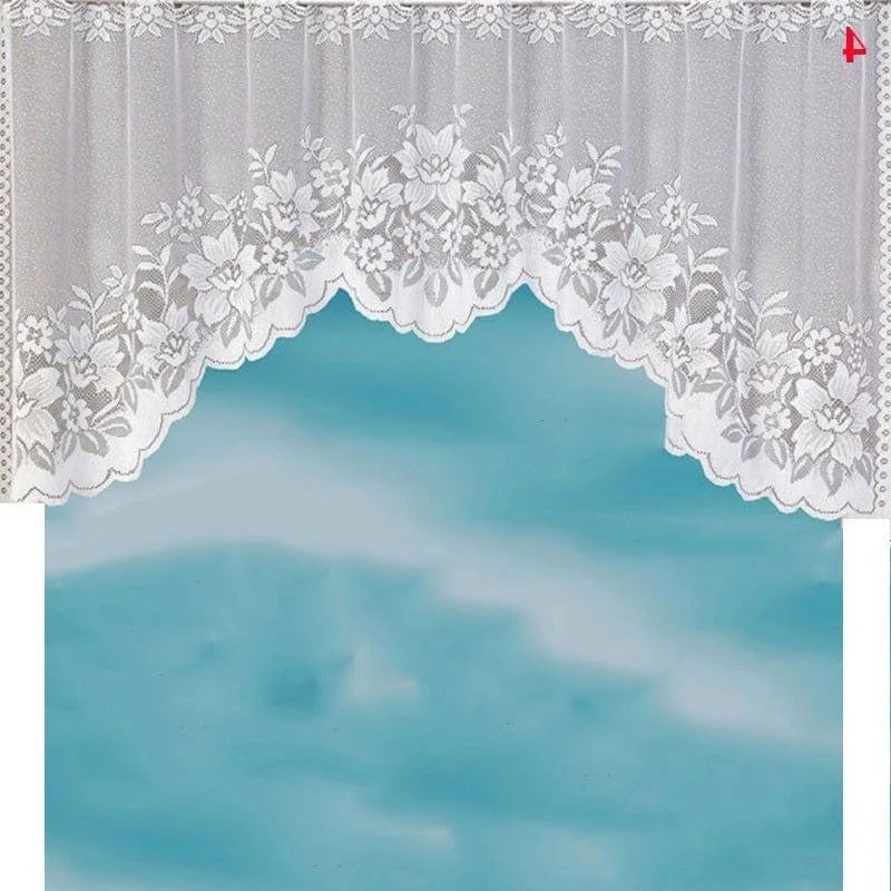 Rideau décoratif pour fenêtre avec motif floral élégant, parfait pour ajouter une touche de charme et de sophistication à tout intérieur. Ce rideau embellit l’espace tout en offrant une ambiance lumineuse et aérée. Idéal pour le salon, la chambre ou la cuisine. Facile à installer et à entretenir.