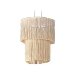 Suspension lumineuse bohème élégante pour salon, design moderne avec franges, idéal pour une décoration intérieure tendance et accueillante, ajoute une touche artistique à n'importe quelle pièce, parfaite pour créer une ambiance chaleureuse et sophistiquée.
