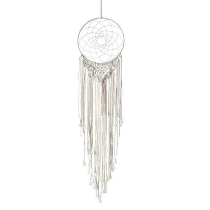 Attrape-rêves élégant avec design en spirale, idéal pour la décoration murale, apporte sérénité et harmonie à votre intérieur, parfait pour un espace zen et apaisant.