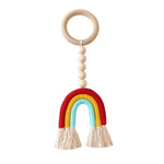 Arc-en-ciel suspendu décoratif pour chambre d'enfant, idéal pour créer une ambiance colorée et joyeuse. Accessoire de décoration tendance avec un design en arc multicolore, parfait pour égayer tout espace intérieur.