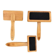 brosse macramé poils noirs manche bois clair entretien décoration naturel rustique