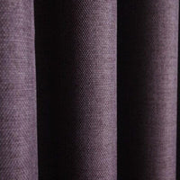 Rideau en Polyester violet foncé à oeillets