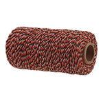 Bobine de ficelle torsadée colorée pour décoration et bricolage, idéale pour projets créatifs et emballages cadeaux. Accessoire polyvalent pour artisans et amateurs de DIY.