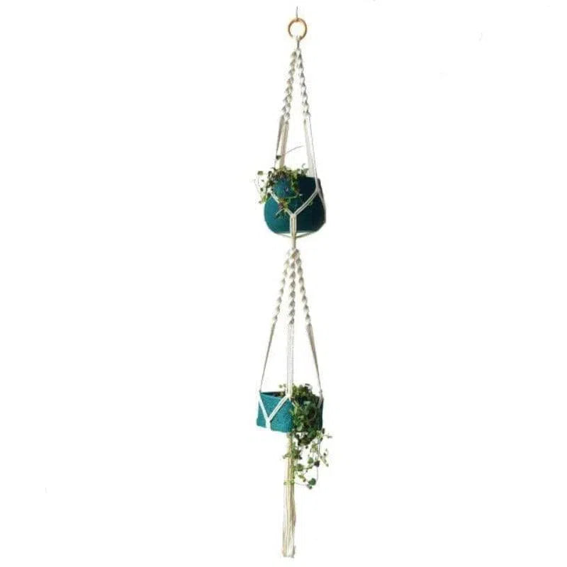 Macramé Suspension Plante | Ombre Interieur