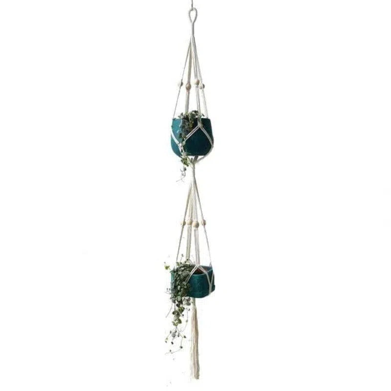 Macramé Suspension Plante | Ombre Interieur