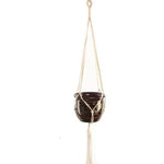 Suspension pour plantes d'intérieur avec pot inclus. Design élégant et minimaliste, idéal pour décorer votre espace de vie. Complétez votre décoration avec style grâce à cet accessoire pratique et esthétique. Parfait pour les amateurs de jardinage urbain et les espaces modernes.