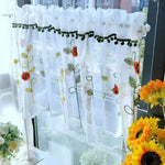 Petit Rideau Voilage Blanc