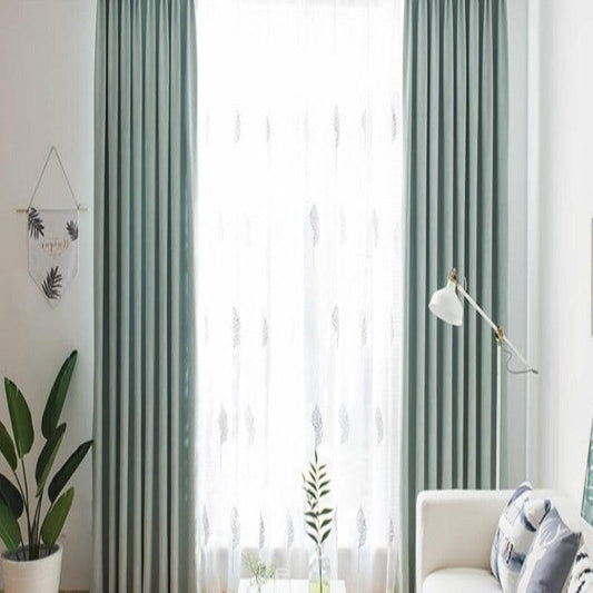 Rideau Cuisine Vert | Ombre Interieur