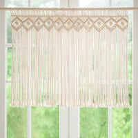 Rideau Macrame Blanc