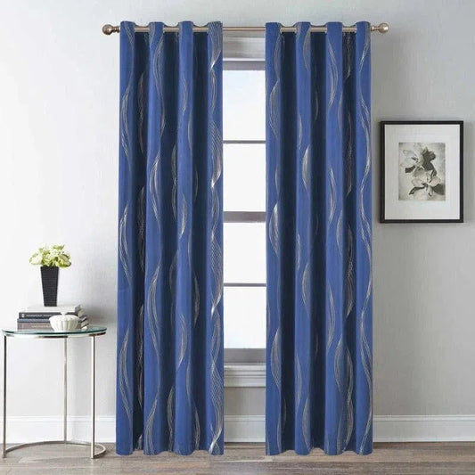 Rideau Occultant Bleu Nuit | Ombre Interieur