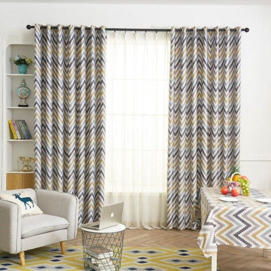 Rideau Occultant Jaune | Ombre Interieur