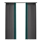 Paire de rideaux bicolores gris et vert, idéale pour ajouter une touche moderne et élégante à votre intérieur. Rideaux longs offrant une couverture optimale des fenêtres, parfaits pour préserver l’intimité et contrôler la luminosité de la pièce. Accessoire de décoration intérieure chic et fonctionnel pour salon, chambre ou bureau.