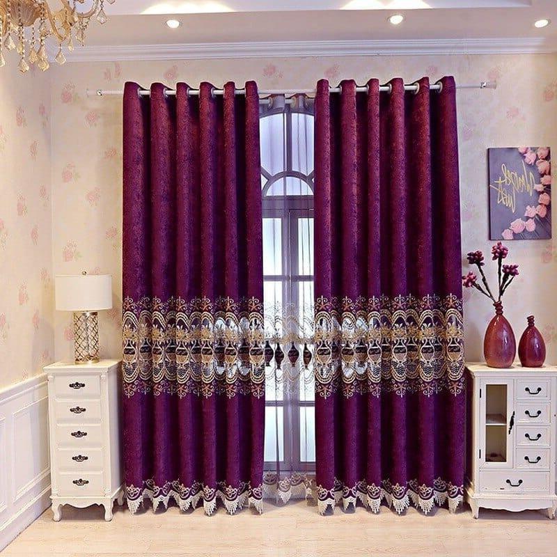 Rideau Violet Foncé | Ombre Interieur