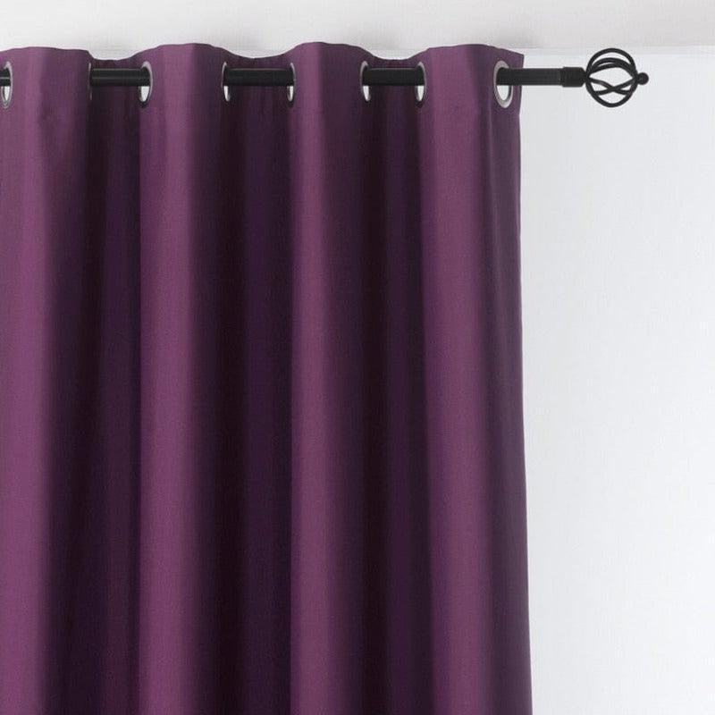 Rideau Violet Occultant | Ombre Interieur