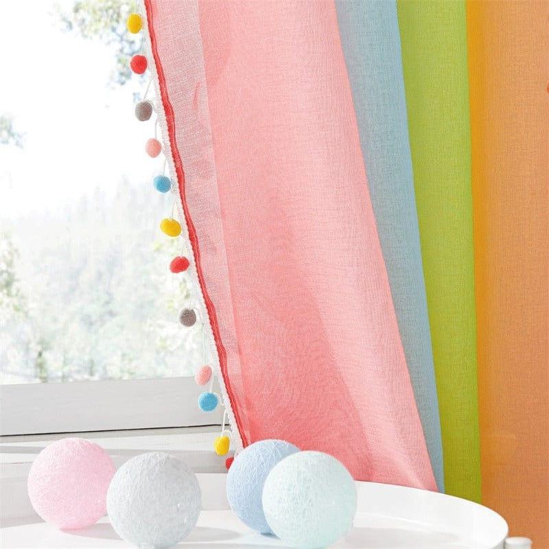 Rideau Voilage Multicolore | Ombre Interieur