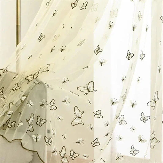 Rideau Voilage Papillon